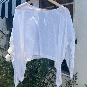 Eileen Fisher Tunic Linen Blouse